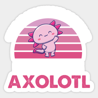 Funny Halloween This Is My Human Costume I'm Really An Axolotl Sticker